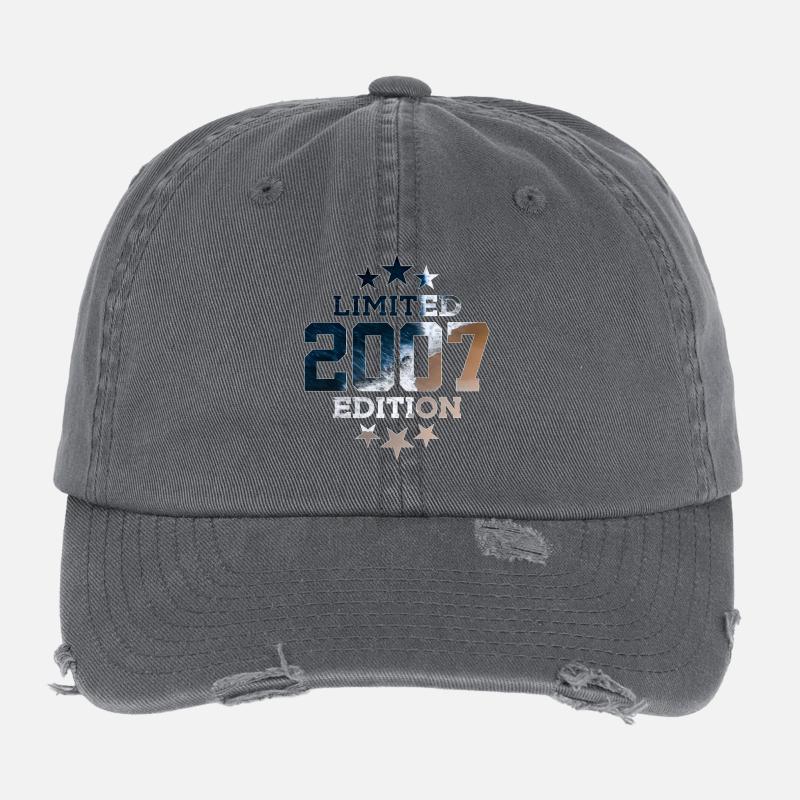 ÉDITION LIMITÉE 2007 19E ANNIVERSAIRE Casquette vintage effet usé Flexfit