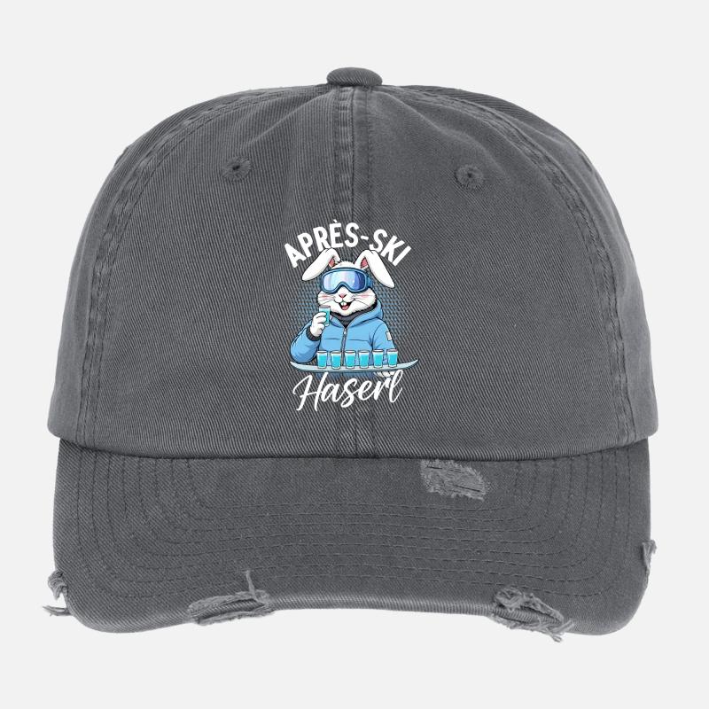Après-ski bunny Flexfit Vintage Destroyed Cap