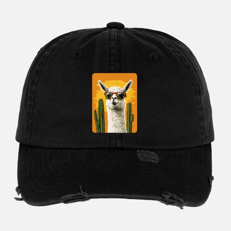lama Flexfit Vintage Destroyed Cap