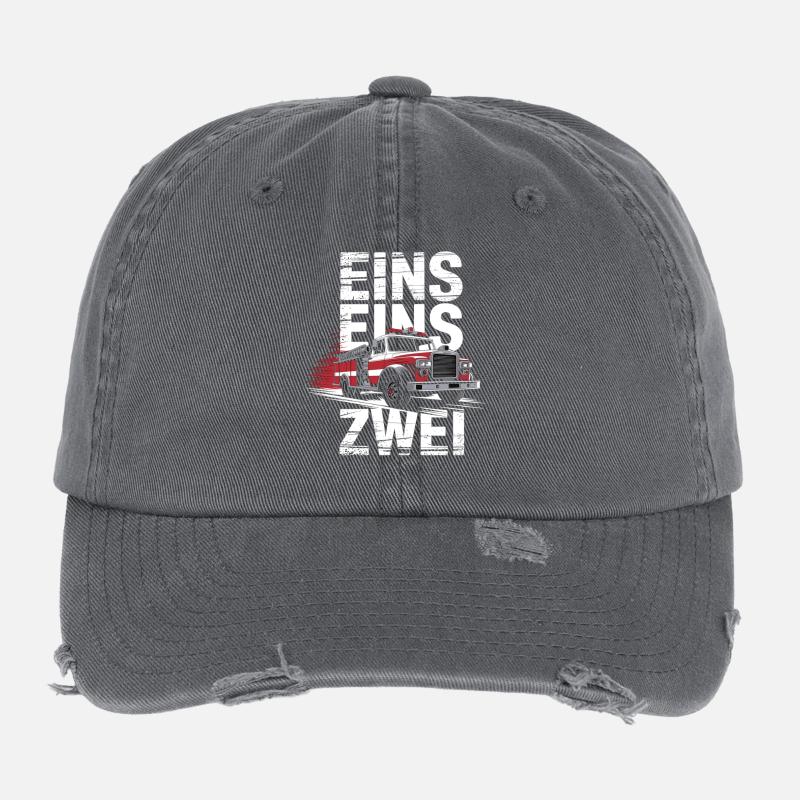 Dicton des pompiers – Le héros de l’appel d’urgence 112 en action Casquette vintage effet usé Flexfit