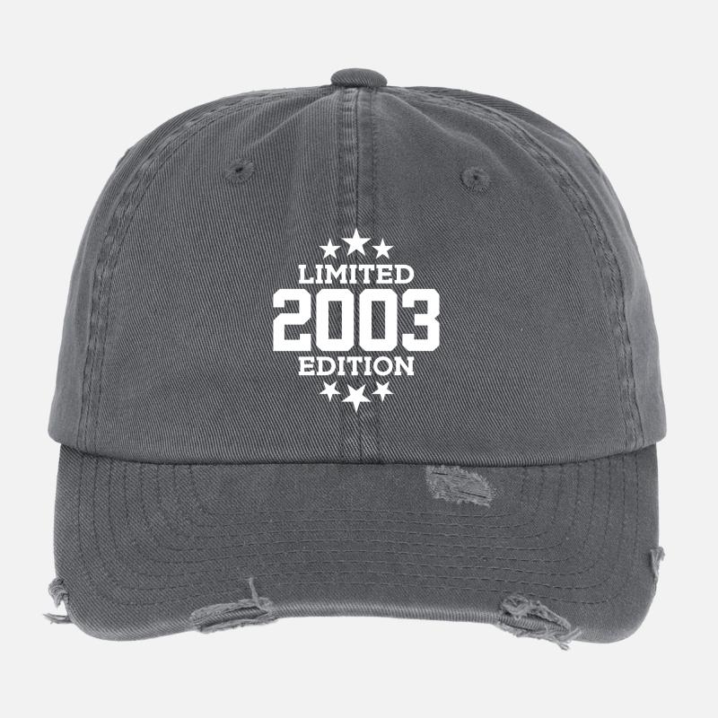 ÉDITION LIMITÉE 23E ANNIVERSAIRE 2003 Casquette vintage effet usé Flexfit