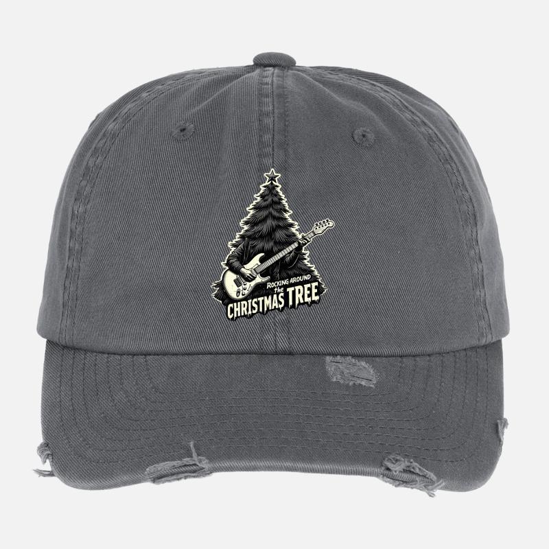 Se balancer autour du sapin de Noël Casquette vintage effet usé Flexfit