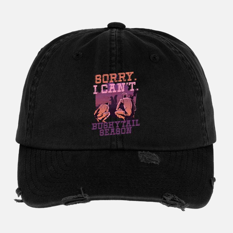Eichhörnchenjäger Baumratte Bushy Tail Season Flexfit Vintage Destroyed Cap