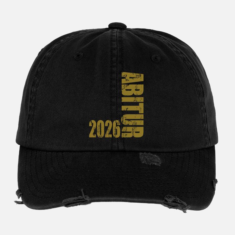 Abitur 2026 Casquette vintage effet usé Flexfit