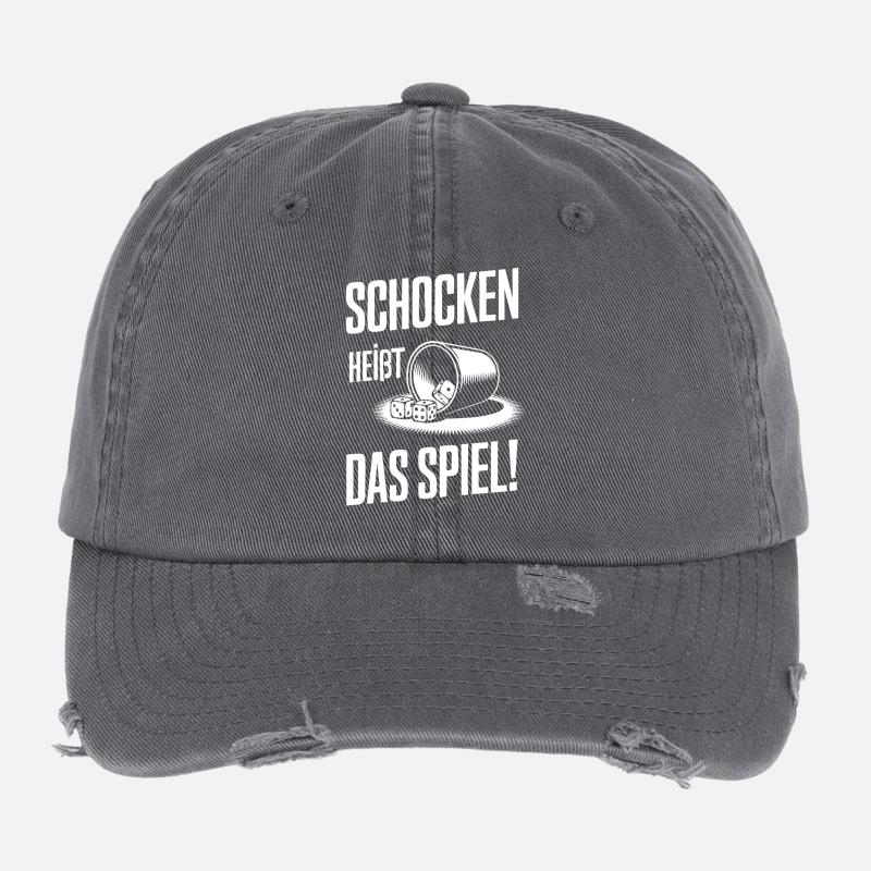 Schocken, c’est le nom du jeu ! Dés Puzzle Jule Casquette vintage effet usé Flexfit