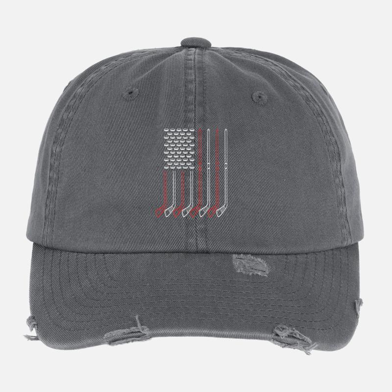 Para Eishockey Handicap Flexfit Vintage Destroyed Cap