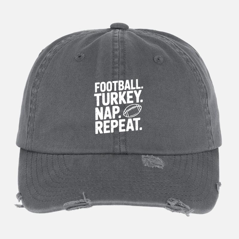 Fußball Türkei Nickerchen Wiederholung Flexfit Vintage Destroyed Cap