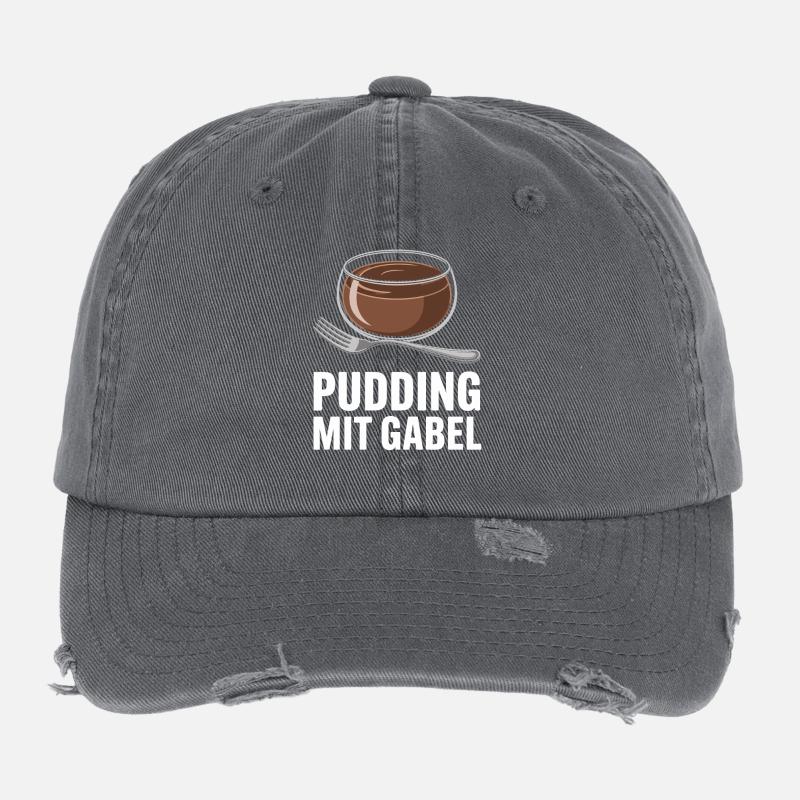 Pudding Mit Gabel Flexfit Vintage Destroyed Cap