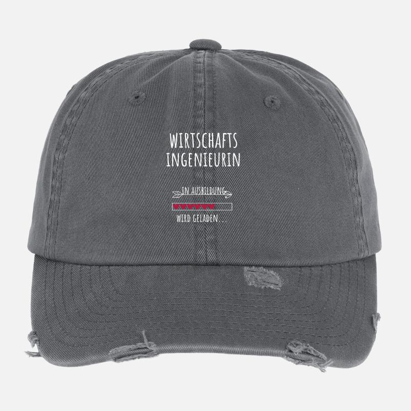 Studies Profession Training Industrial Engineer Flexfit Vintage Destroyed Cap