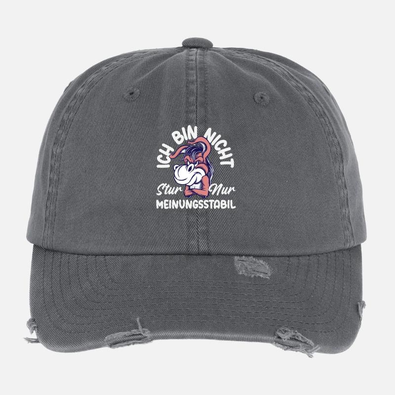 Pas têtu, juste stable dans l’opinion Casquette vintage effet usé Flexfit