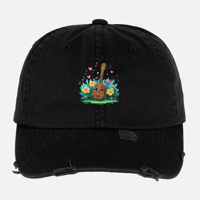 Kukulele Flower Garden Flexfit Vintage Destroyed Cap