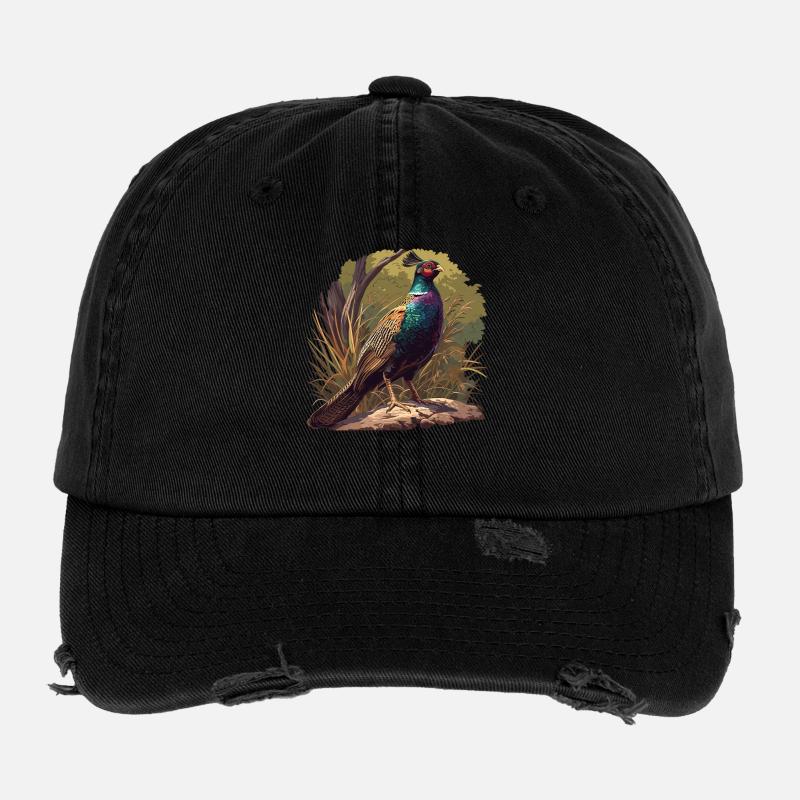 Pheasants Pheasant Flexfit Vintage Destroyed Cap