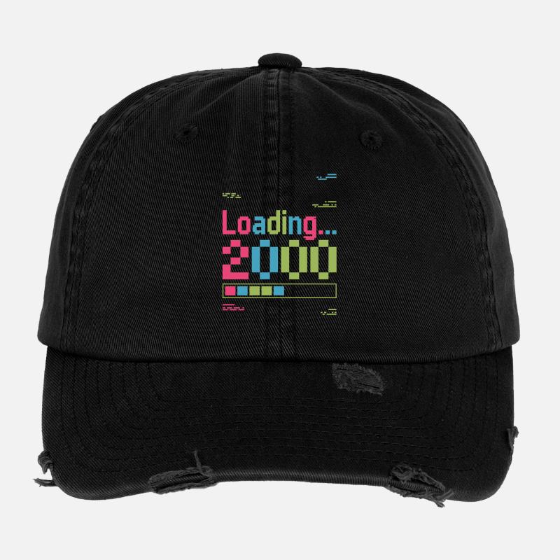 Loading 2000 pixel loading screen Flexfit Vintage Destroyed Cap