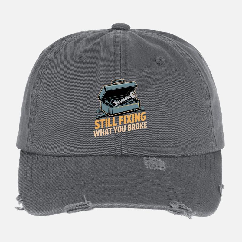 Umorismo artigiano Cappellino vintage effetto usato Flexfit