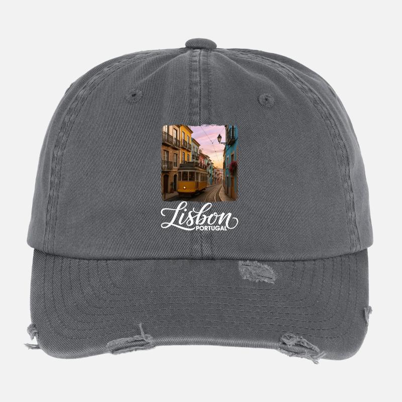 Lissabon Flexfit Vintage Destroyed Cap