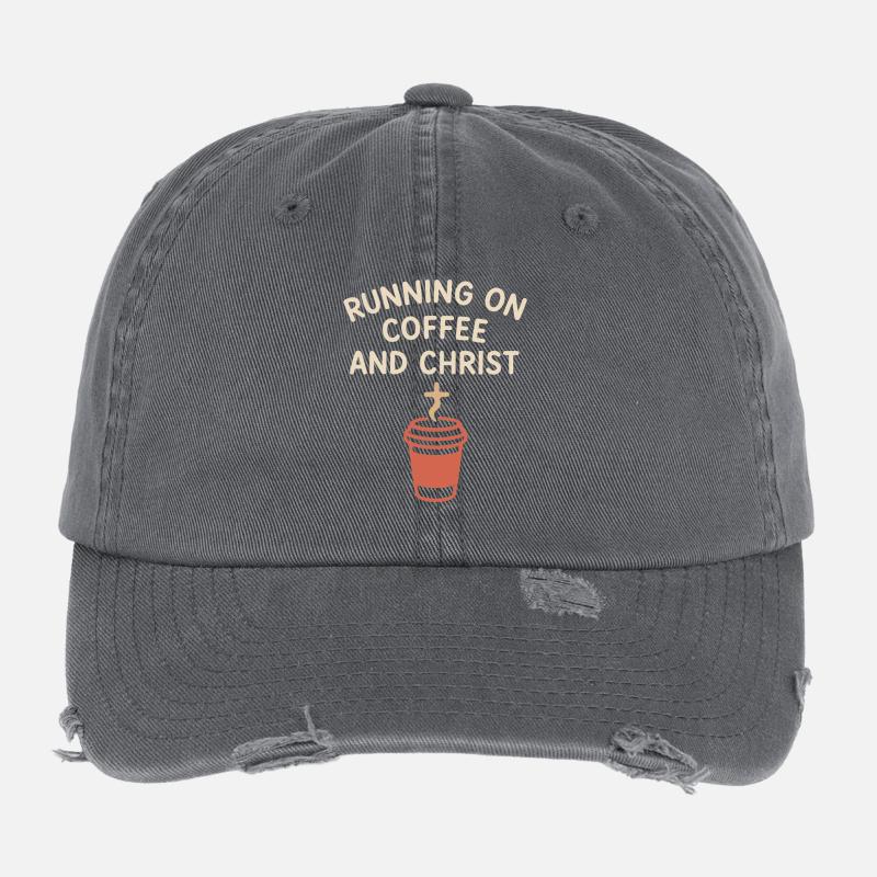 Christlicher Lehrer, Glaubensbasierter Flexfit Vintage Destroyed Cap