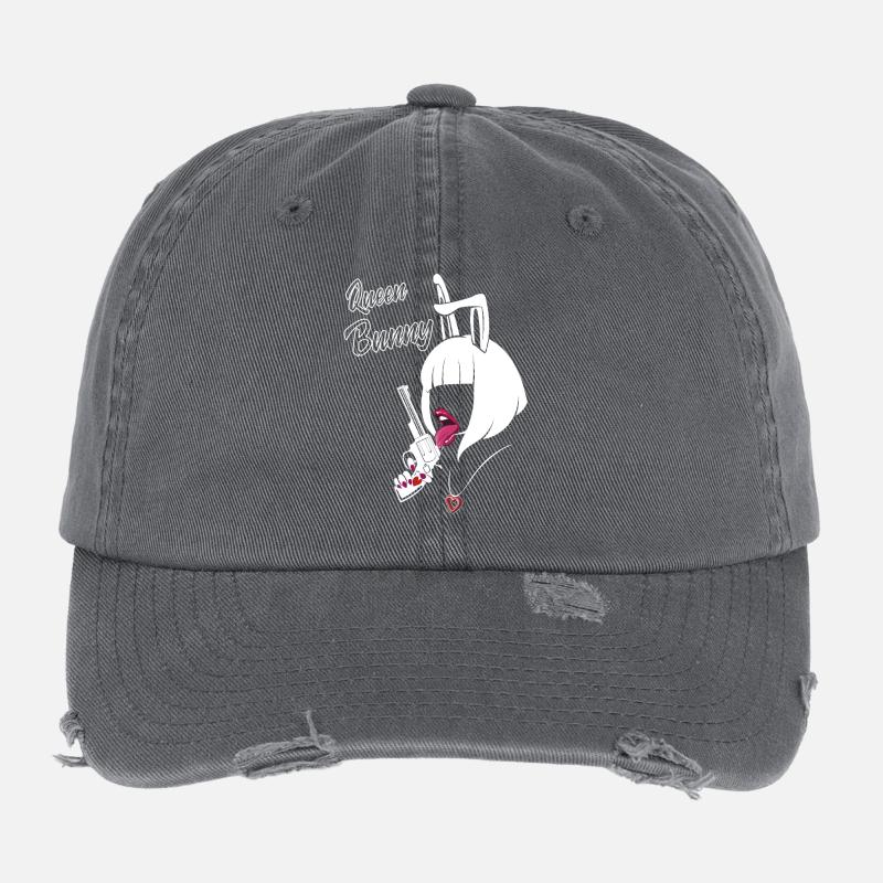 verliebt Flexfit Vintage Destroyed Cap