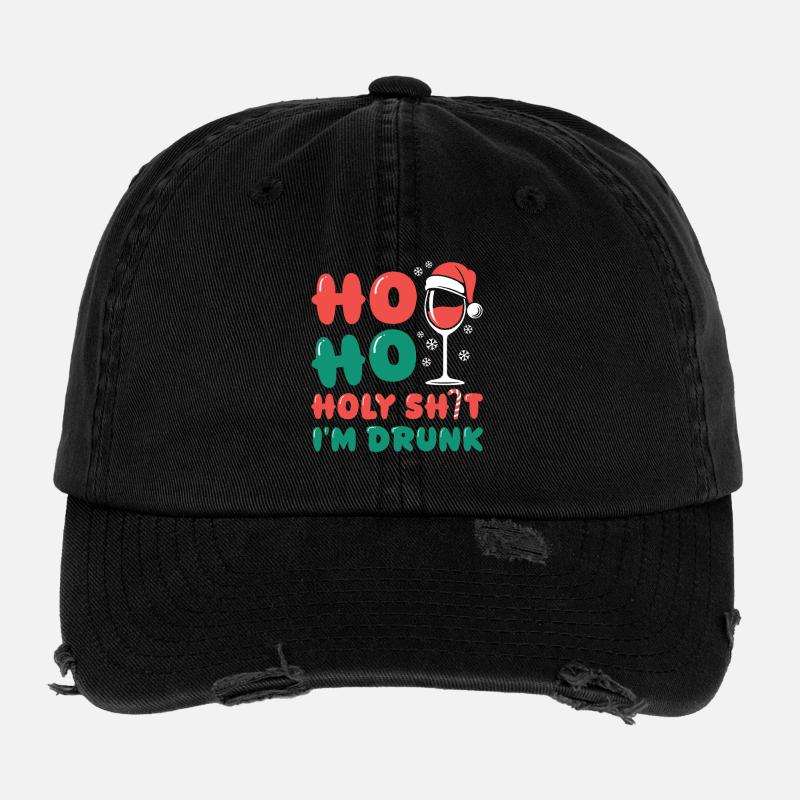 HoHo de, je suis bourré Casquette vintage effet usé Flexfit