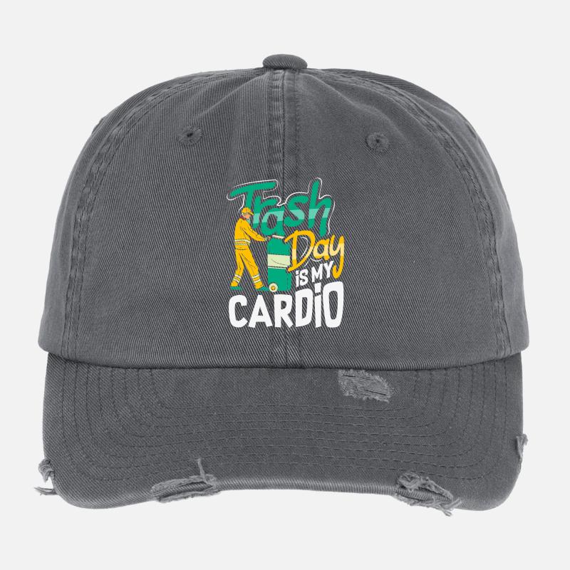 La Journée des Déchets est ma journée préférée Casquette vintage effet usé Flexfit