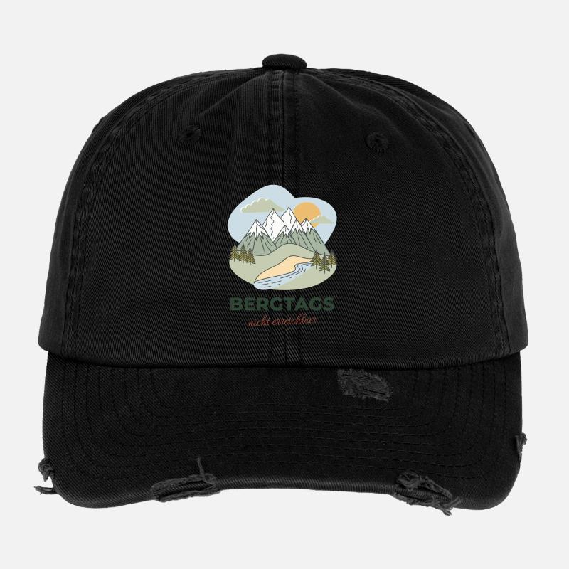 Bergtags – heute nicht erreichbar Flexfit Vintage Destroyed Cap