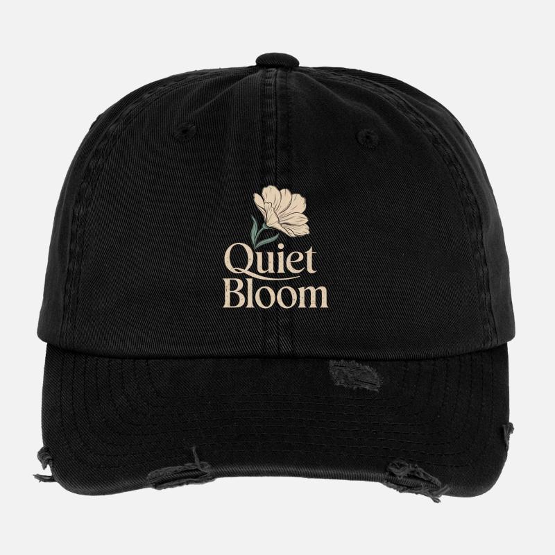 Quiet Bloom – Delicate Bloom Flexfit Vintage Destroyed Cap