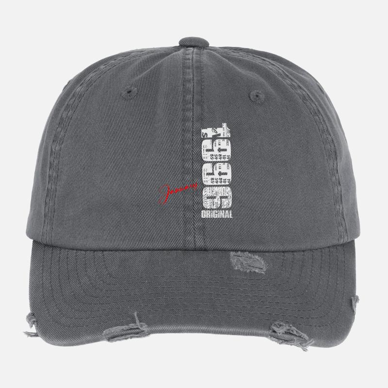 Janvier-1996-Vintage-Né-Anniversaire-Rétro Casquette vintage effet usé Flexfit