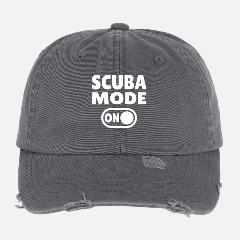 Mode Plongée ACTIVÉ - Plongeur Casquette vintage effet usé Flexfit
