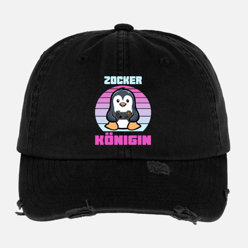 zocken Flexfit Vintage Destroyed Cap