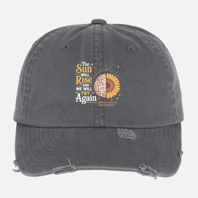 Sonne geht auf, wir probieren weiter Flexfit Vintage Destroyed Cap