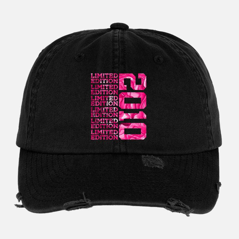 ÉDITION LIMITÉE 2010 16 ANS PINK 16E ANNIVERSAIRE Casquette vintage effet usé Flexfit