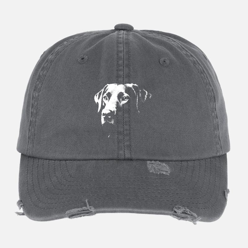 Labrador design stylé Casquette vintage effet usé Flexfit
