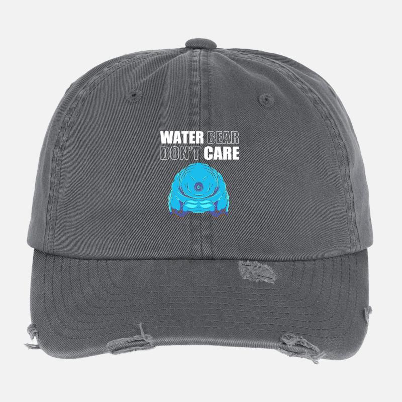 Tardigrade Tardigrades Bärtierchen Wasserbär Flexfit Vintage Destroyed Cap
