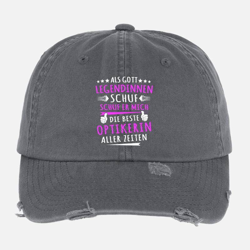 Optician Sayings Flexfit Vintage Destroyed Cap