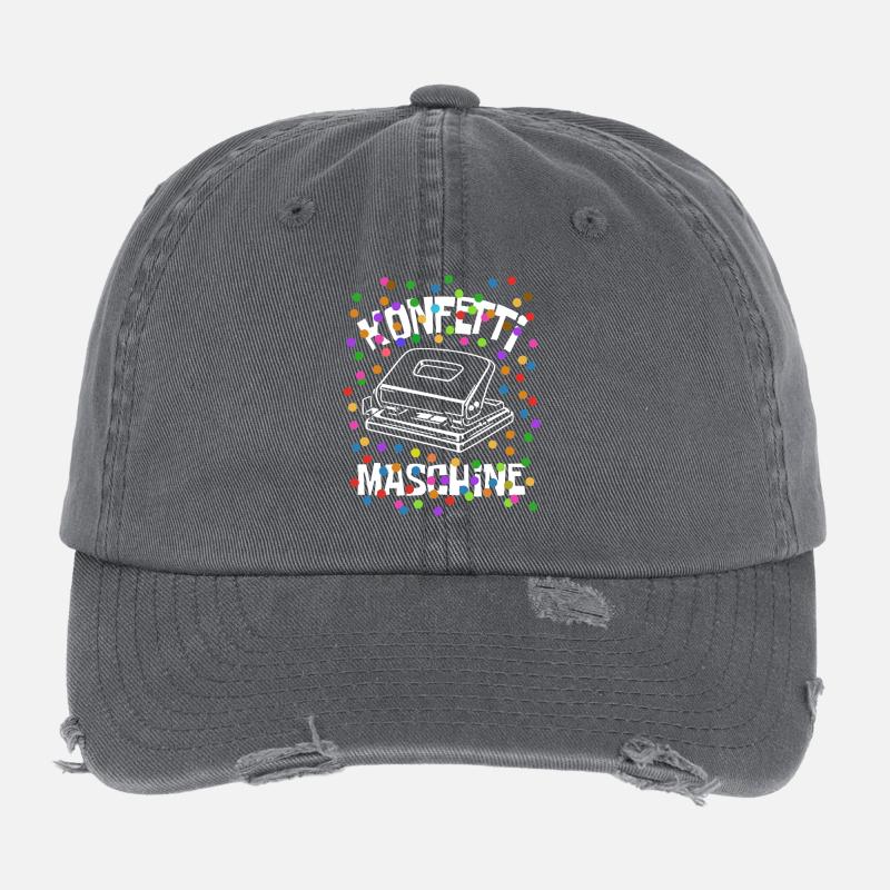 Confetti Machine - Carnival - Disguise Flexfit Vintage Destroyed Cap