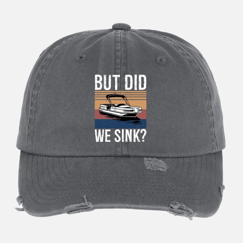 Mais avons-nous coulé un bateau de bord drôle de bateau de bord Casquette vintage effet usé Flexfit