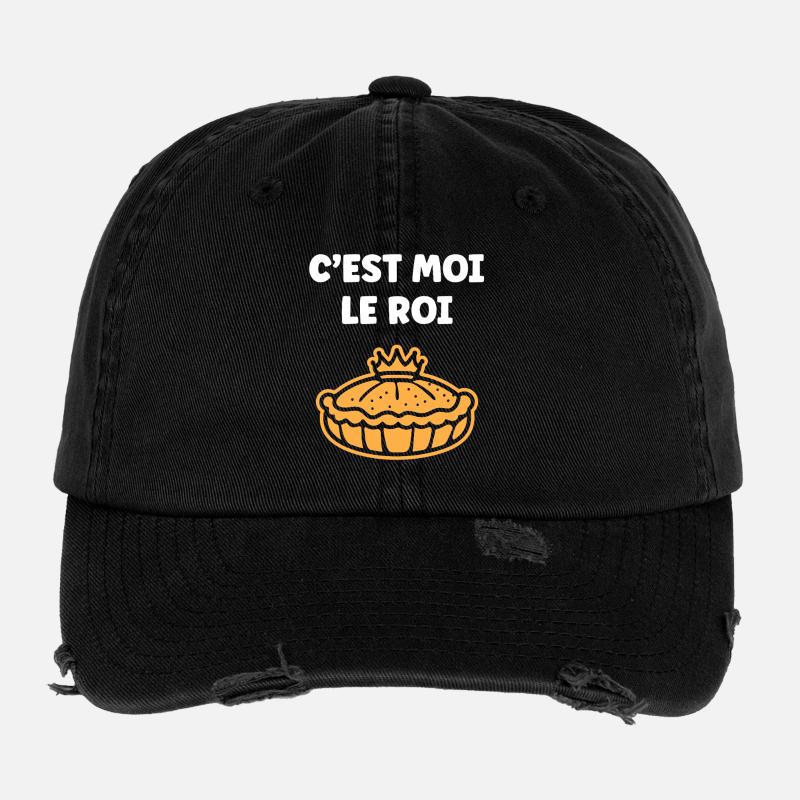 Humor galette des rois Flexfit Vintage Destroyed Cap