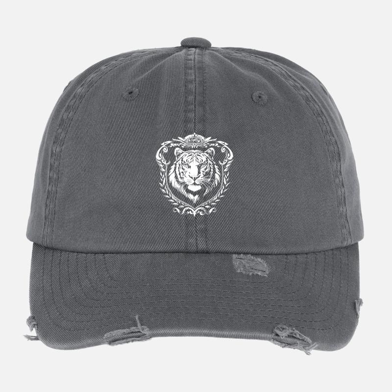 Régale du Cimier du Tigre Casquette vintage effet usé Flexfit