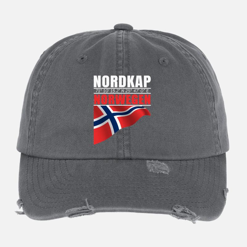 North cape Flexfit Vintage Destroyed Cap