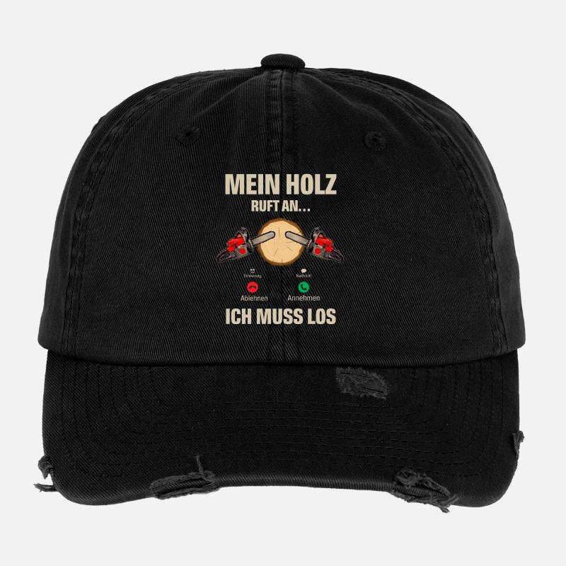 Holzfäller Flexfit Vintage Destroyed Cap