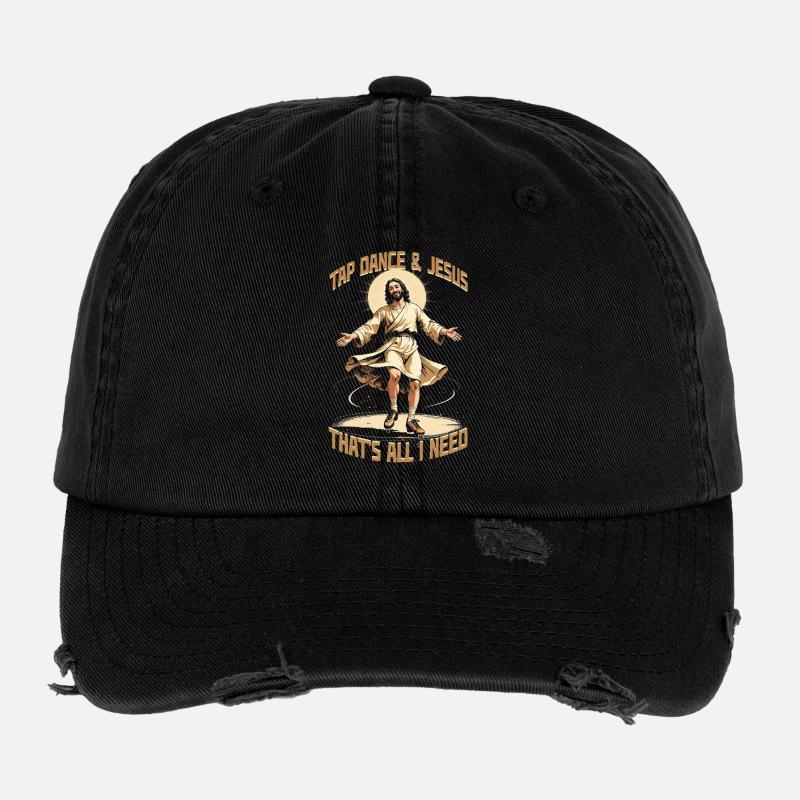 Stepptanz Stepptänzer Stepptänzerin Stepper Flexfit Vintage Destroyed Cap