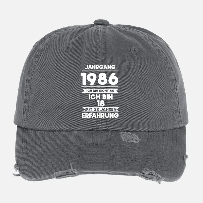 Vintage cool 1986 Casquette vintage effet usé Flexfit