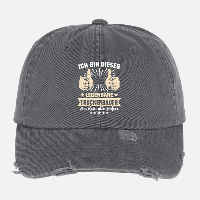 Dictons sur les cloisons sèches Casquette vintage effet usé Flexfit