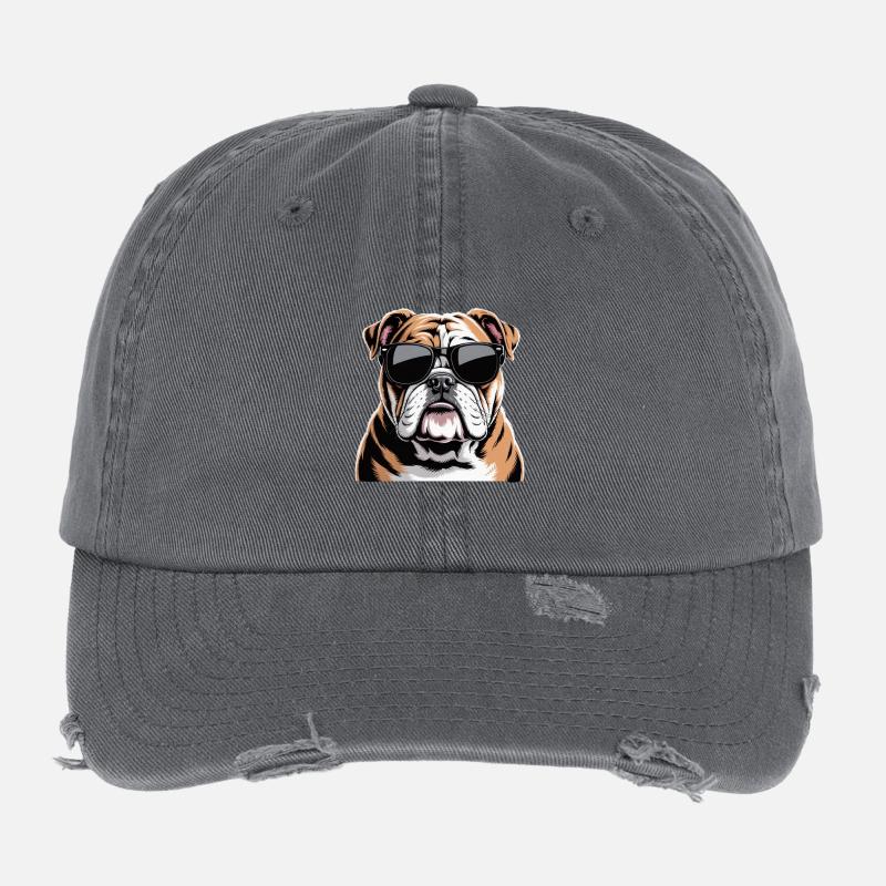 Bulldogge Flexfit Vintage Destroyed Cap