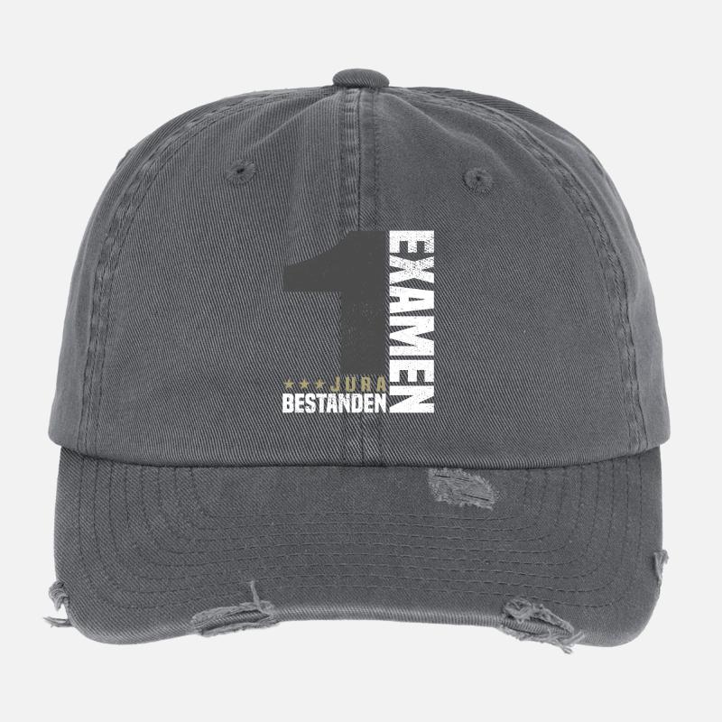 Congratulations 1st Exam Law Flexfit Vintage Destroyed Cap