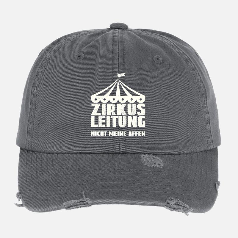 Gestion de cirque - Pas mes singes Casquette vintage effet usé Flexfit
