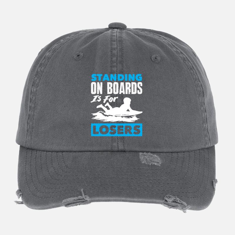 Surfeur Surfeur Bodyboarder Casquette vintage effet usé Flexfit