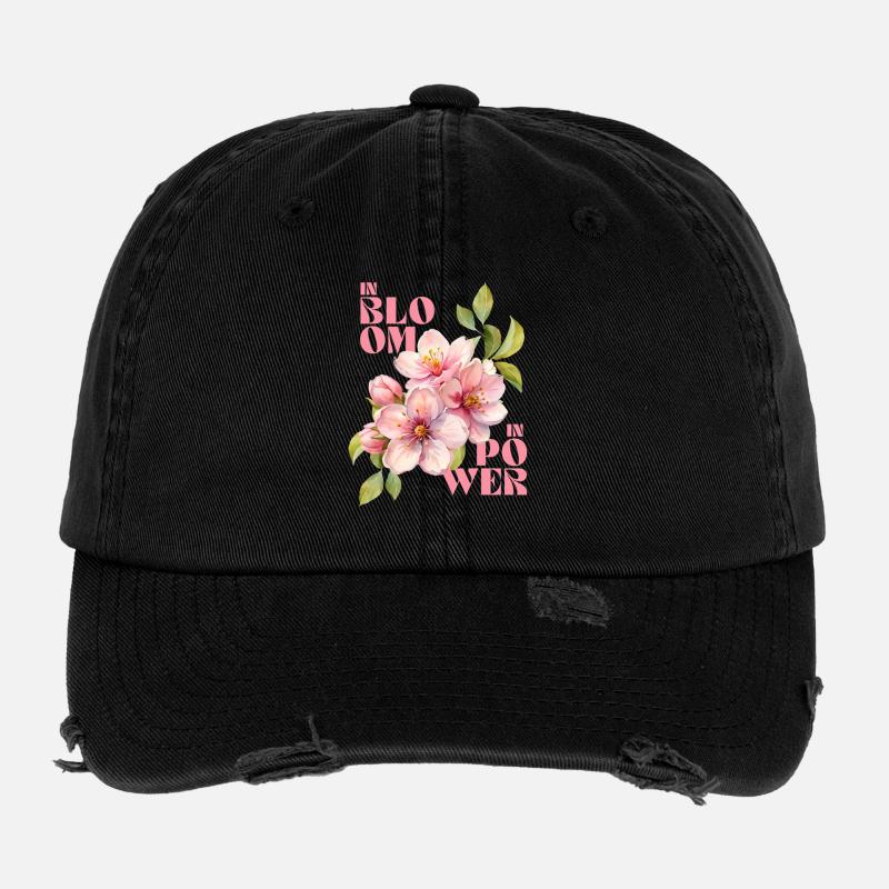 EN FLORAISON - EN PUISSANCE Casquette vintage effet usé Flexfit