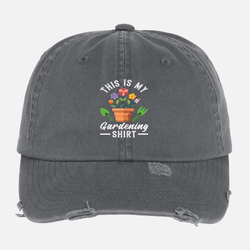 Plant Lover Succulent This is Flexfit Vintage Destroyed Cap