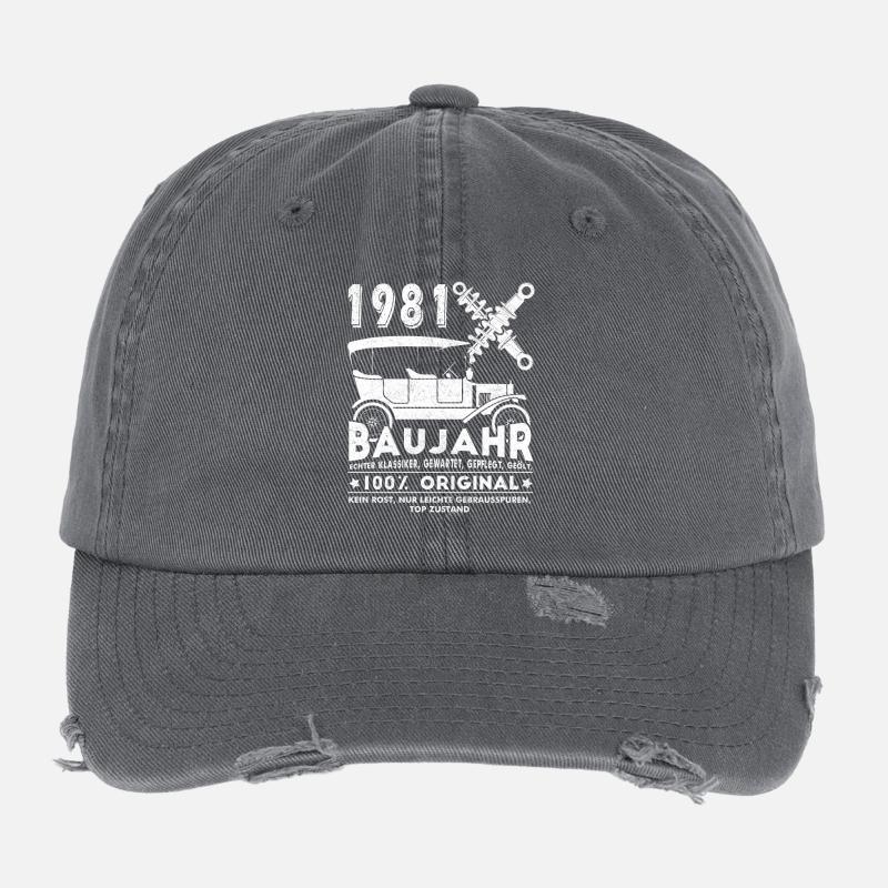 Vintage 1981 Original Limited Edition Flexfit Vintage Destroyed Cap