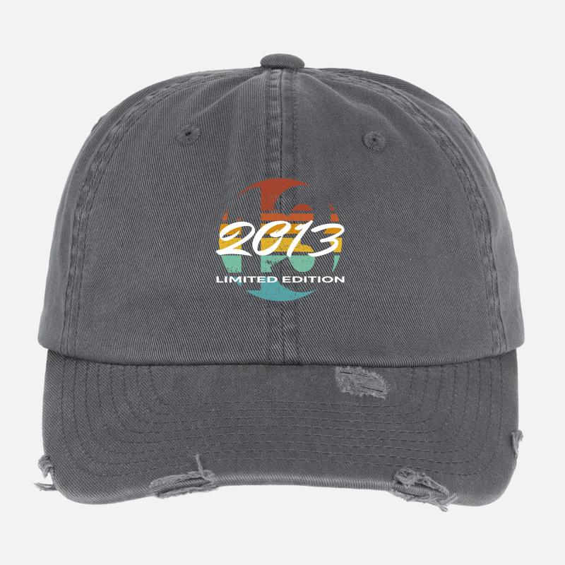 13. Geburtstag 2013 Jungen und Mädchen Geschenk Flexfit Vintage Destroyed Cap
